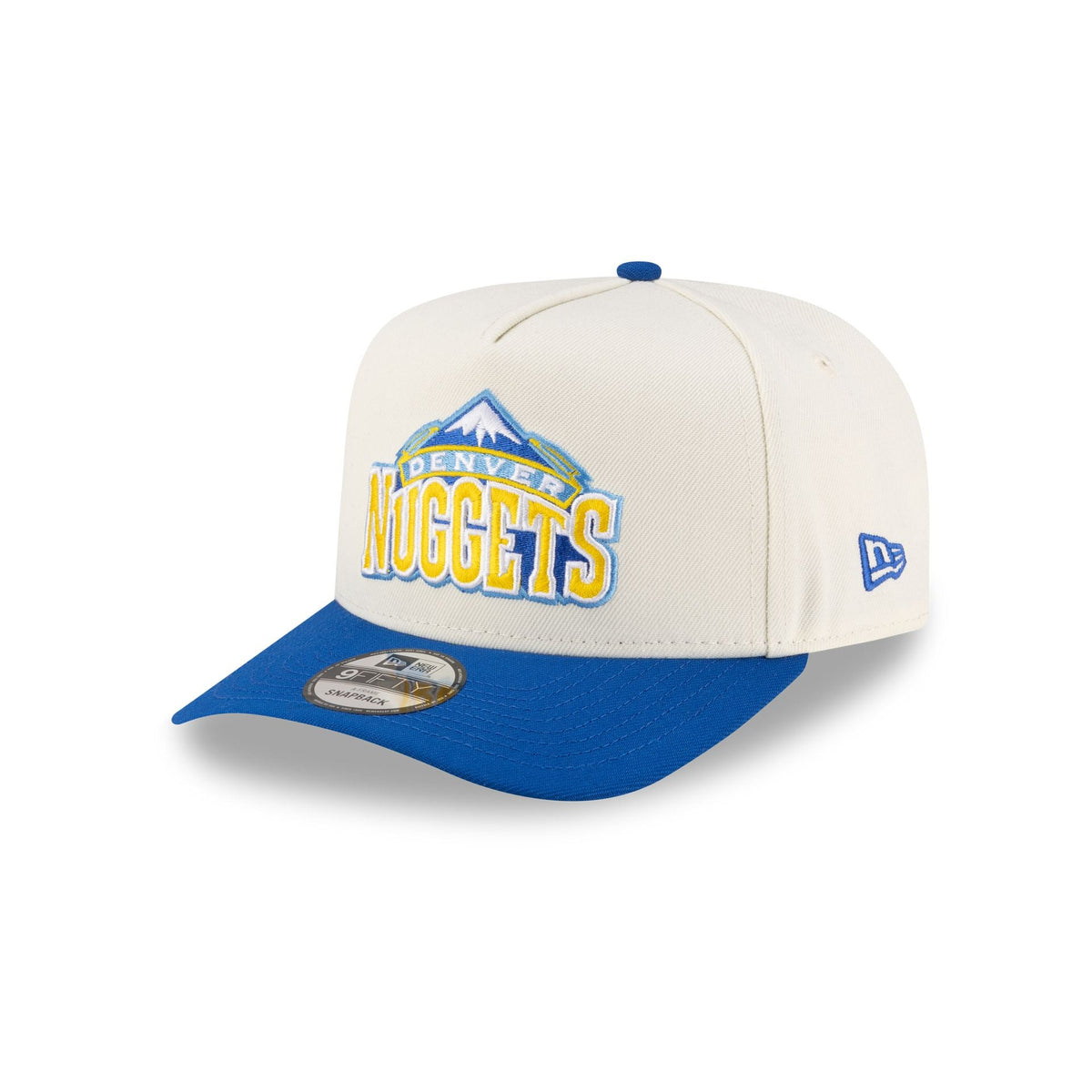 Denver Nuggets 2008-2018 Hardwood Classics Express Chrome White 9FIFTY A-Frame Snapback Hat