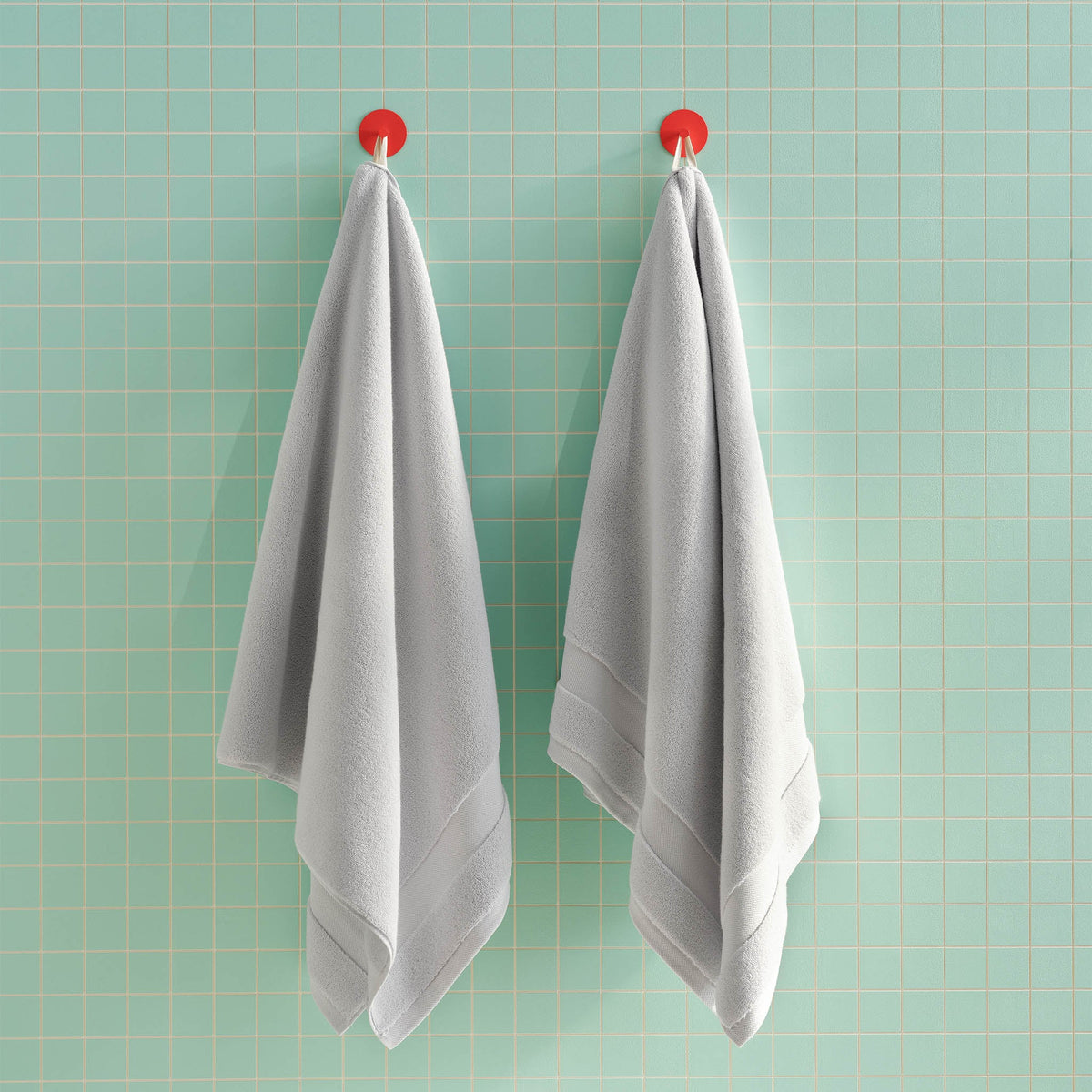 Super-Plush Turkish Cotton Bath Towels Set of 2