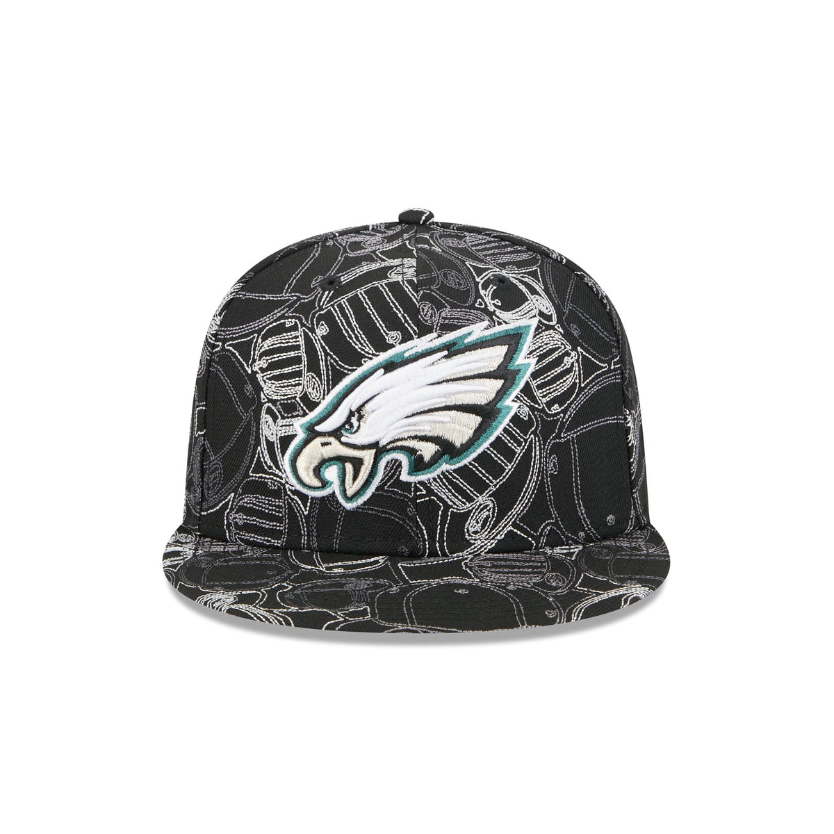 Philadelphia Eagles Cap Scramble 59FIFTY Fitted Hat