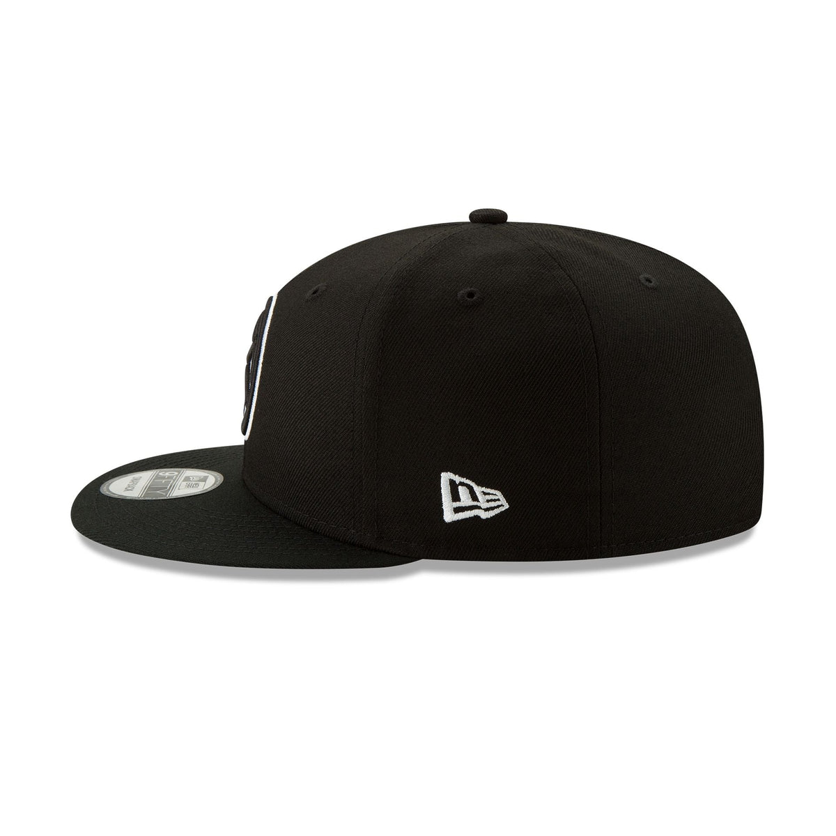 Denver Nuggets Basic Black & White 9FIFTY Snapback Hat