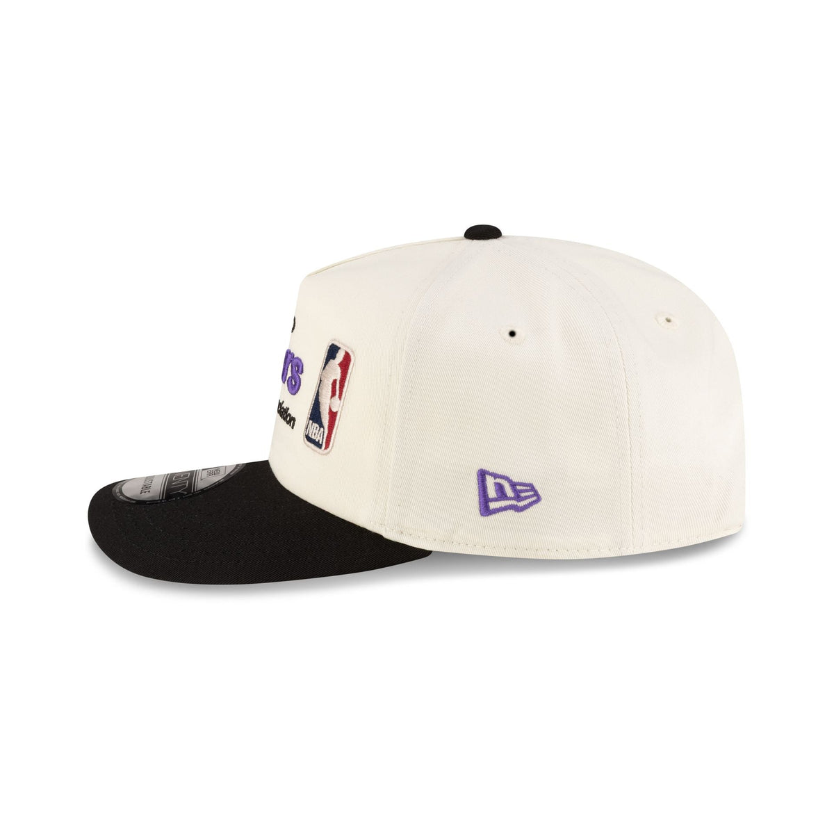 Toronto Raptors 1995-2008 Hardwood Classics Sign Stack Chrome White 19TWENTY Adjustable Hat