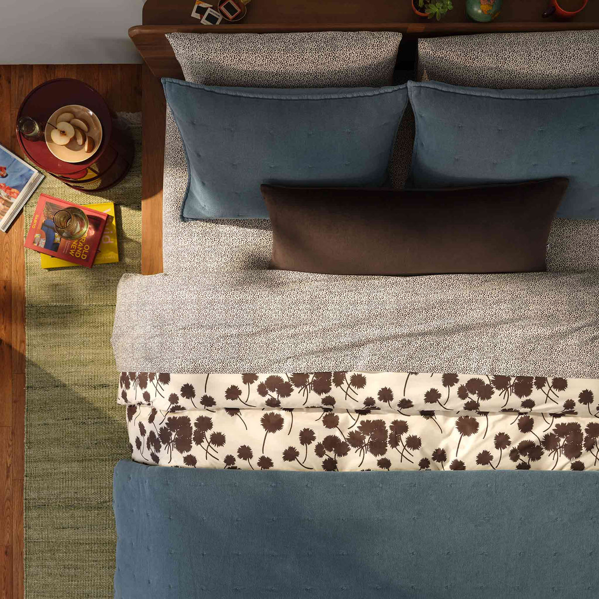 Washed Velvet Quilt Set